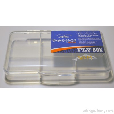 Wright McGill Dry Fly Box - 6 Compartments - Fly Fishing